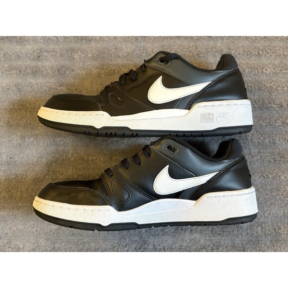 Nike Full Force Low Sneakers Black White FB1362-001 Mens Size 9 - Picture 2 of 7